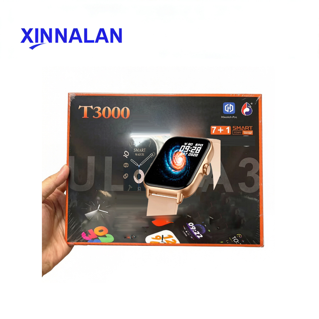 High Quality Ultra3 Sports Wristwatch 7-in-1 Set Fashion Charm Belts T3000 Smart Watch 7 Straps