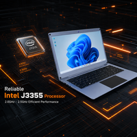 Ordinateur portable 14,1 pouces FHD Intel J3355, LPDDR4, 8 Go de RAM, 256 Go de SSD, Windows 11 Pro, ordinateur portable professionnel, OEM, ODM, vente en gros