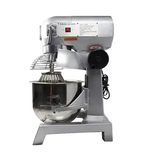 B10/20/30/50L Mixer Planet, Mixer Adonan Roti Kecepatan Ganda Industri Baja Tahan Karat Seluruh Bodi