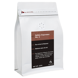 Micro Coffee <span class=keywords><strong>Meilleurs</strong></span> <span class=keywords><strong>Grains</strong></span> de Café Commerciaux Mélange Espresso Torréfaction Moyenne Foncée Super Crémeux <span class=keywords><strong>Grains</strong></span> Entiers Micro Coffee Arabica Robusta Sachet - Product Image 1