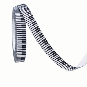 En stock – Ruban gros-grain créatif à thème musical (1/1,6/2,5/3,8 cm, 10 yards) pour la décoration de concerts et événements, idéal pour les amateurs de musique - Product Image 3
