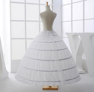En stock, <span class=keywords><strong>sous</strong></span>-vêtements de mariée, jupe surdimensionnée, six anneaux en acier, accessoire de mariage cosplay, jupons - Product Image 2