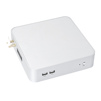 Mini PC de cuatro núcleos sin ventilador para ordenador de oficina, de 8 núcleos y 16 hilos, de 2,2 GHz a 5GHz, para uso en ordenador de trabajo de oficina