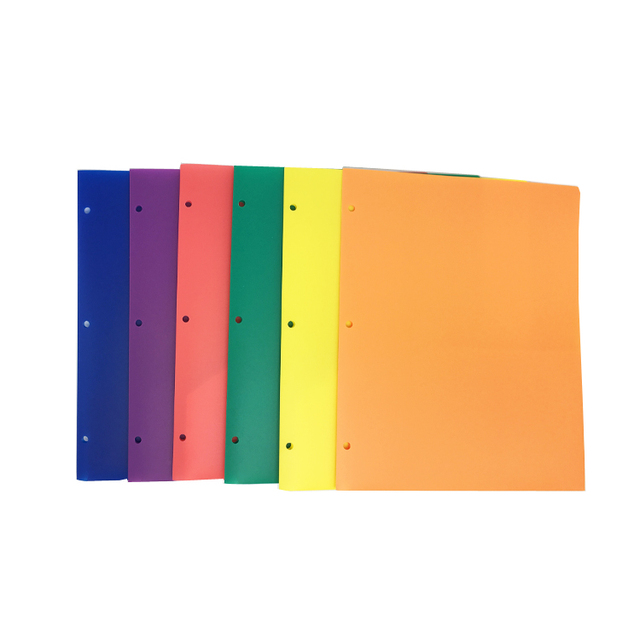Customized Design A4 Size Plastic File Folder Double Pocket Folder