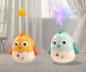 Juguete para gatos Campana Vaso Artefacto para gatos Palo <span class=keywords><strong>de</strong></span> plumas <span class=keywords><strong>de</strong></span> <span class=keywords><strong>ping</strong></span>-pong Palo para gatos Juguete para mascotas - Product Image 3