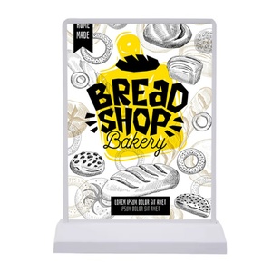 High Quality Rechargeable Counter <b>Top</b> Advertising Light Box A4 <b>Table</b> <b>Stand</b> Menu <b>Display</b> Board Panel Led Light Box - Product Image 3