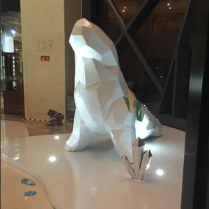 शॉपिंग मॉल के लिए फाइबरग्लास पशु मूर्तिकला बड़ा डॉल्फिन प्रदर्शन सजावट