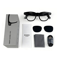 Lunettes de soleil intelligentes CY01 avec caméra, traducteur vocal IA et fonction d'enregistrement vidéo, connectivité Wi-Fi