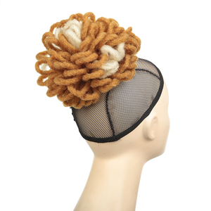 Tomo — Extensions capillaires synthétiques, Postiche Chignon court, Dreadlocks Afro bouffantes à cordon de serrage, Faux Locs à Clip - Product Image 1