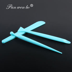 Ensemble d'outils de modelage portables Panwenbo pour artistes, pour enfants et débutants, 3 pièces, couteaux de sculpture en plastique ABS, argile bleue, poterie - Product Image 5