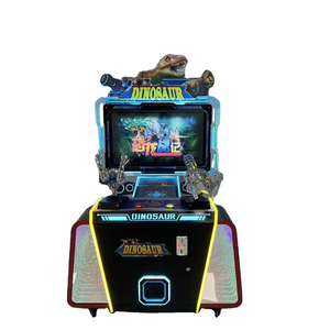 Machine <span class=keywords><strong>de</strong></span> <span class=keywords><strong>jeu</strong></span> d'arcade <span class=keywords><strong>de</strong></span> tir aux dinosaures à monnayeur, <span class=keywords><strong>jeu</strong></span> <span class=keywords><strong>de</strong></span> tir simulé à deux joueurs pour parc d'attractions - Product Image 1