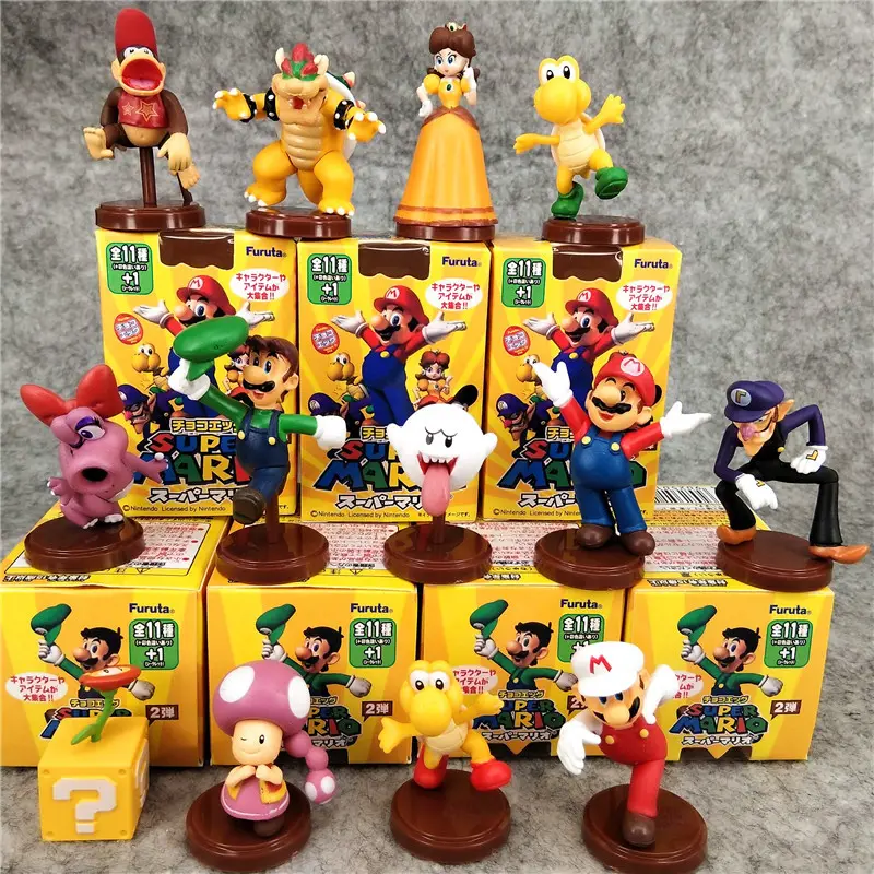 Heiß verkaufte Spielfigur Mario Bros Figur Mario Luigi Figur Anime Blind Box Spielzeug für Kinder