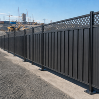 Panneaux de clôture en acier galvanisé robuste pour la sécurité des chantiers miniers et de construction en Australie, mur de clôture périphérique