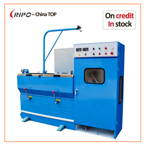 Machine de tréfilage vertical à grande vitesse et d'anneautage continu du fil de cuivre RIPO avec moteur 380V 15KW - Product Image 5