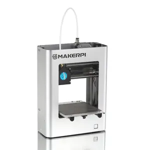 طابعة MakerPi M1 سرير أوتوماتيكي قابل للانحناء التلقائي حجم البناء 4x4x4in FDM صغيرة الحجم 3D Drucker Impresora