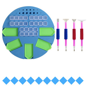 Nouveau Jeu D'outils Bricolage <span class=keywords><strong>Fait</strong></span> Main Perceuse Plateau <span class=keywords><strong>Etabli</strong></span> Diamant Peinture Plateau D'éponge - Product Image 6