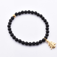 Vente en gros de perles de sodalite rondes naturelles de 6mm Bracelet extensible en pierre semipreci pour femmes Bracelet en pierre naturelle