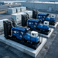 2500kW Hyperscale Geräuscharmer Dieselgenerator 60Hz 480V mit Autostart ATS EPA Tier 2/4 Zertifiziert NFPA 110 Level 1 Notstromversorgung