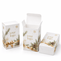 Boîte en carton blanc rigide, pliable, auto-érectible, recyclable, de haute qualité, personnalisée, avec impression en relief, pour échantillons de bougies, retraite de yoga