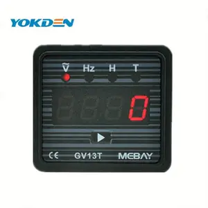 Mebay Generator Voltmeter Digital, pengukur voltase GV13DC juga menampilkan frekuensi dan jam kerja