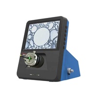 La loupe de bureau à mise au point automatique du fabricant chinois inspecte rapidement la détection des cavaliers de divers connecteurs à fibres optiques.