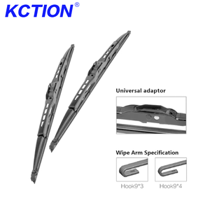 Essuie-glaces Kction K-102, <span class=keywords><strong>prix</strong></span> d'usine en gros, OEM ODM, essuie-glaces métalliques, pare-brise, accessoire automobile, cadre, lame d'essuie-glace - Product Image 1