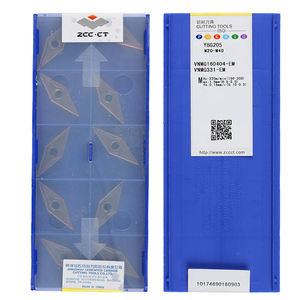 Zcc. CT <span class=keywords><strong>CNC</strong></span> Carbide Chèn Chuyển Công Cụ Máy Tiện Cắt Công Cụ VNMG160404-EM Ybg205 & VNMG160408-PM YBC252-Customizable - Product Image 1