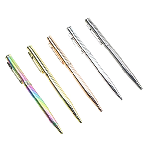 Promotional Office Stationery <strong>Metal</strong> Twist Ballpoint <strong>Pen</strong> With Personalized Custom Laser Engraved <strong>Print</strong> Branded Logo - Product Image 1