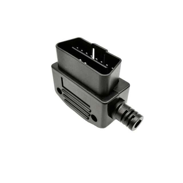 12V type OBD OBDII 16Pin Obd Connecters OBD2 16 Pin Male Connector Plug Housing + Line Card + Screw