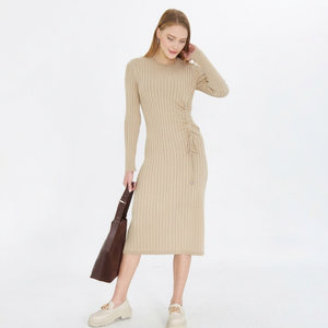 Vestido de Punto Acordonado para Mujer, Elegante y Cómodo - Product Image 1