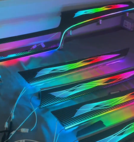 Éclairage d'ambiance dynamique style ruban, symphonie arc-en-ciel, 12V, pour dôme lumineux, compatible avec Honda INSPIRE/Accord (2018-2022)