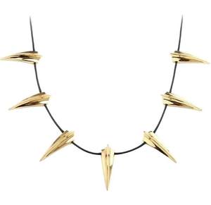 Collar de pantera negra para hombre, <span class=keywords><strong>Wakanda</strong></span> King T'Challa, con puntas de SIETE DIENTES, novedad - Product Image 6