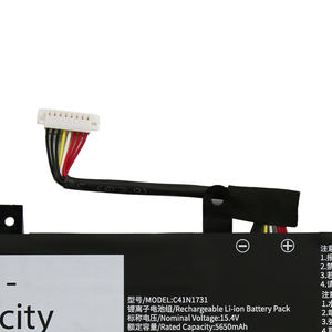 Batterie d'ordinateur portable rechargeable Li-Ion 87Wh 5650mAh C41N1731 en gros pour Asus G712L G715 G731 GL504G/704G en stock - Product Image 4