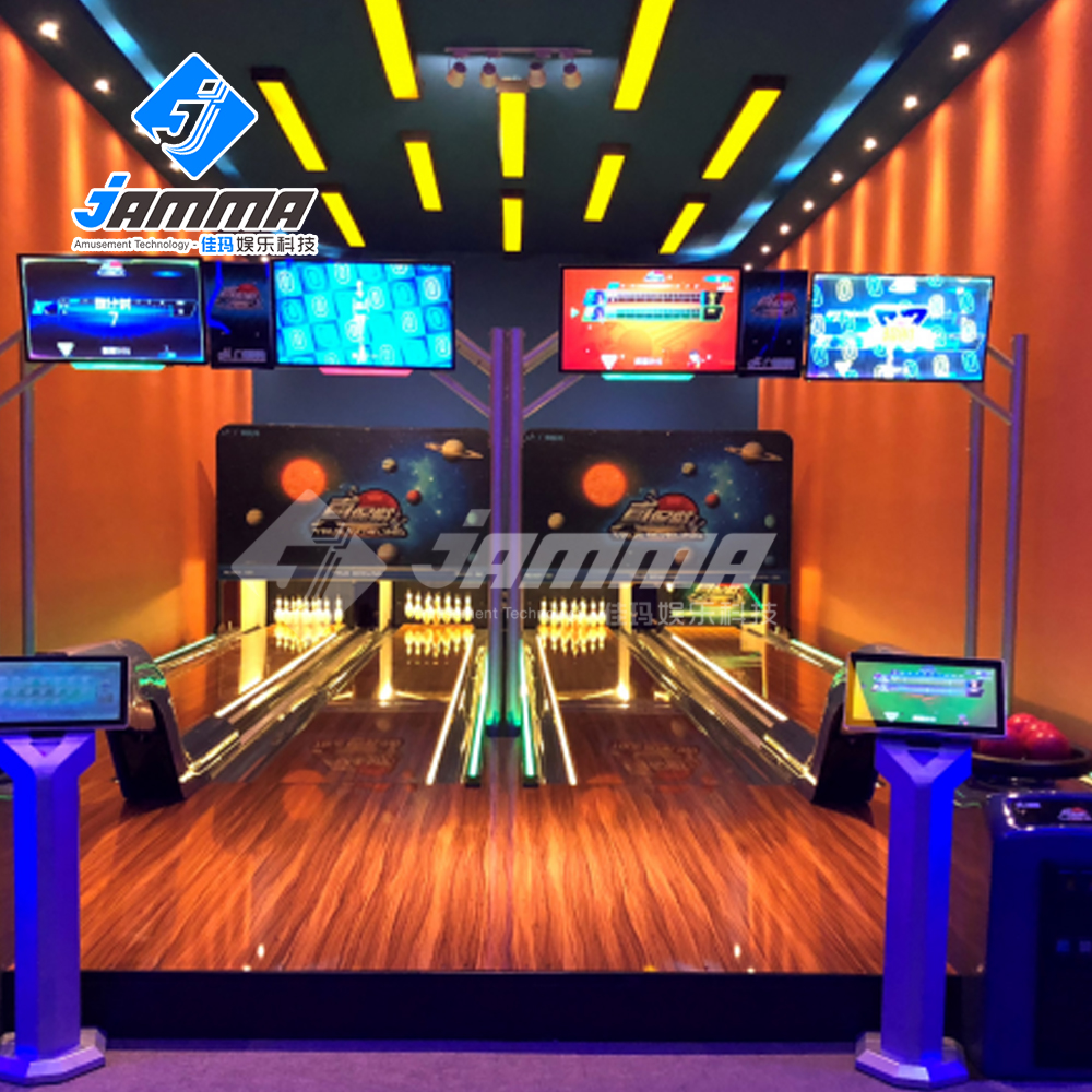 Kapalı Mini Bowling salonu eğlence ekipmanları Bowling hattı sentetik Bowling şeritleri