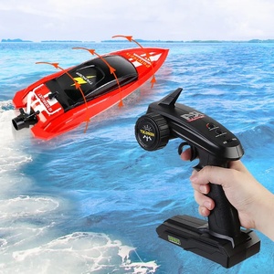 <span class=keywords><strong>Lancha</strong></span> rápida <span class=keywords><strong>a</strong></span> <span class=keywords><strong>control</strong></span> remoto eléctrica de 2.4G, resistente al agua, 25 km/h, con bomba de agua, juguete de alta velocidad, bote <span class=keywords><strong>a</strong></span> radiocontrol, jetboat RC. - Product Image 2