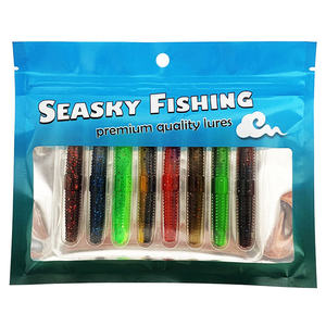 2024 nuevo material flotante TPR palo <span class=keywords><strong>gusano</strong></span> vidrio sonajero tubo interior cebo suave Señuelos de Pesca cebos de pesca - Product Image 5