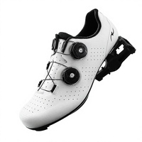 Nouvel ensemble de chaussures de vélo de route pour hommes, semelle rigide, sans système de blocage, légères, perforées, séchage rapide, respirantes pour l'été