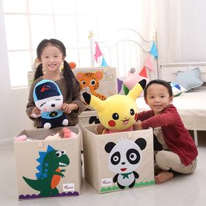 Cartoon Oxford Fabric Folding <strong>Clothes</strong> Storage Kids Toys Organizer Storage Boxes Toy Organizer Box - Product Image 3