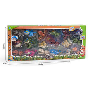 Juego de 18 figuras de dinosaurios que muerde el dedo, juguete de animales con articulaciones móviles, set de juego de dinosaurios realistas para niños, juego de simulación - Product Image 5