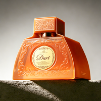Nouveaux flacons de parfum design 50ML 100ML, flacon de parfum en verre carré, flacon de parfum vide avec emballage boîte