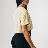 T-shirt de fitness en coton doux et décontracté de haute qualité T-shirts personnalisés pour les filles avec votre logo