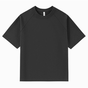 Camiseta de Algodón de Color Sólido, Manga Corta, Ropa Informal - Product Image 4