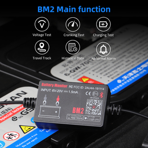 Bluetooth Pin Màn hình BM2 với điện thoại thông minh ứng dụng có sẵn cho IOS và <span class=keywords><strong>Android</strong></span> 24V pin hệ thống giám sát - Product Image 3