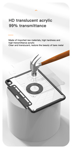 Étui porte-crayon intelligent pour <span class=keywords><strong>Ipad</strong></span> 10.2 pouces 2019 étui pour tablette étui mince léger pour <span class=keywords><strong>Ipad</strong></span> génération <span class=keywords><strong>7</strong></span> e - Product Image 5