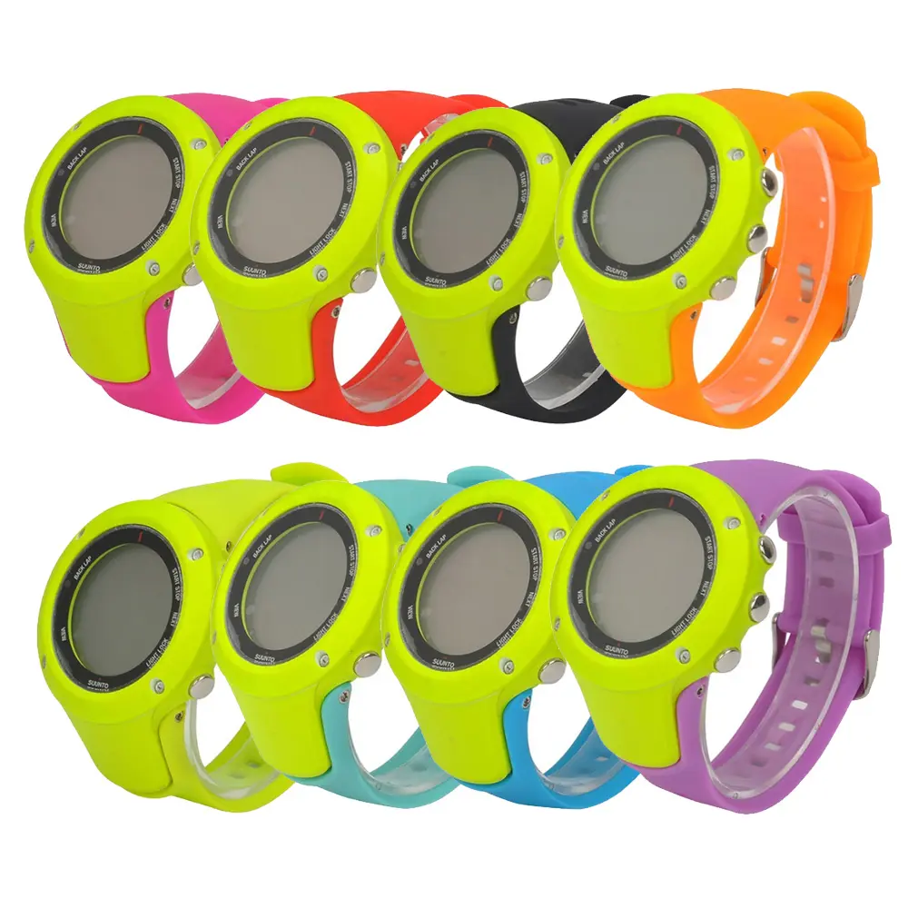 Shanhai Horlogebandjes, Snelbandjes, Sport Rubberen Horlogebandband Bandvervanging Voor Suunto Ambit3 Ambit 2 Ambit 1