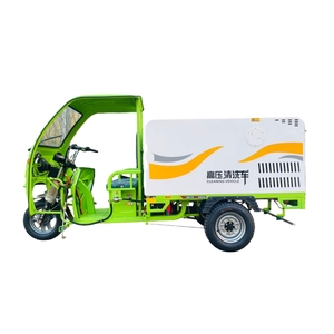 รถทำความสะอาดแรงดันสูงไฟฟ้า <span class=keywords><strong>3</strong></span> <span class=keywords><strong>ล้อ</strong></span>ขนาดเล็ก รถบรรทุกฉีดน้ำพลังงานแบตเตอรี่ขนาดเล็ก - Product Image 2