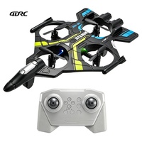 Avion RC 4DRC V62 à lancer à la main avec maintien d'altitude, télécommande 2.4G, planeur avec décollage à une touche, mode sans tête, jouet d'extérieur pour enfants