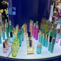 Botol Parfum Kaca Kotak Mini Kosong 5 - 15 ml Desain Sekrup Portabel Botol Sampel Parfum Minyak untuk Kemasan Kosmetik