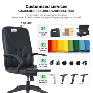 Silla <span class=keywords><strong>de</strong></span> Oficina Clásica <span class=keywords><strong>de</strong></span> Cuero con Base <span class=keywords><strong>de</strong></span> Nailon, Capacidad 120 kg, Silla Ejecutiva Gerencial, Silla Giratoria, Sillón <span class=keywords><strong>de</strong></span> Escritorio - Product Image 3