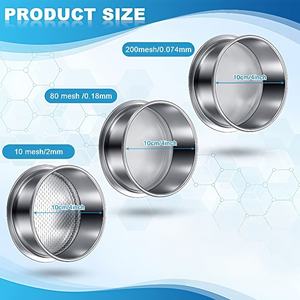 غربال اختبار شبكي لمختبر هنغشن بمعيار جيولوجيا الرمال من فولاذ مقاوم للصدأ - Product Image 4